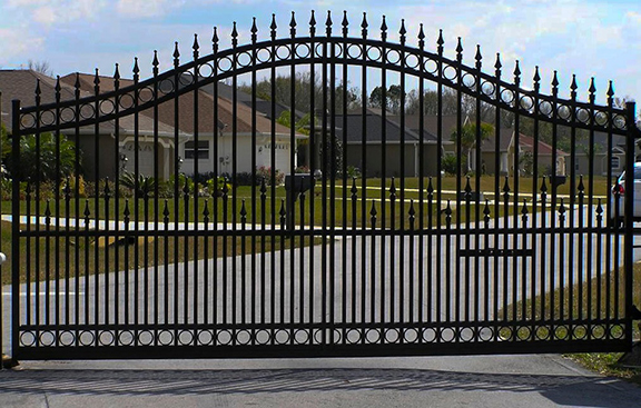 Elite aluminum fence gate